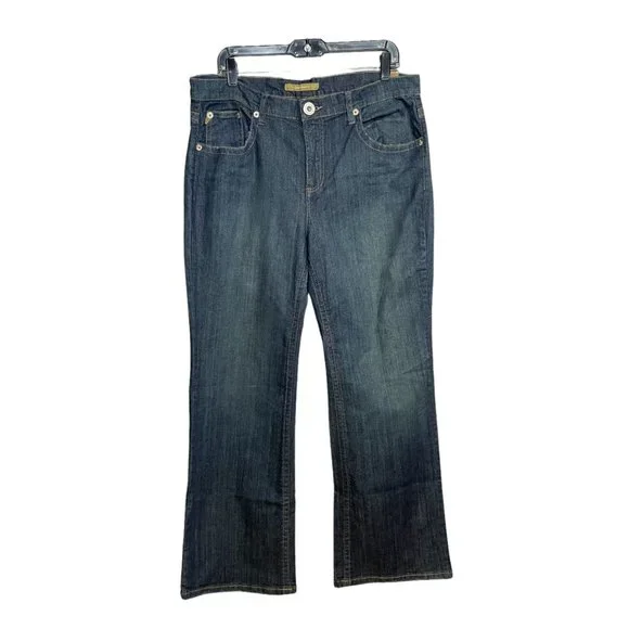 NWT Z. Cavaricci y2k Plus Size High Rise Dark Wash Bootcut Jeans Sz 16 - Picture 2 of 11